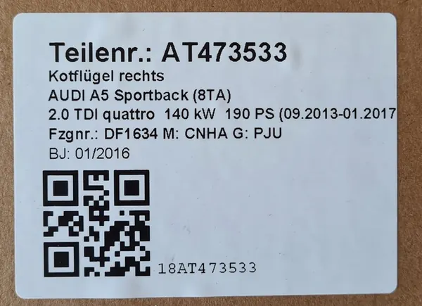 Ammortizzatore Anteriore Destro Audi A5 8F0413030B image 7