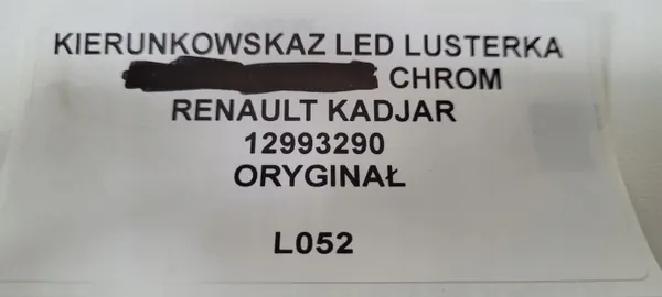 OEM 12993290 LED Spiegelindicator Rechts Renault Kadjar image 5