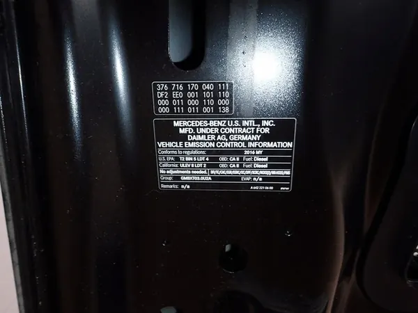 MERCEDES GLS X166 Paraurti Anteriore Cofano Parafanghi Grigio 755 image 5