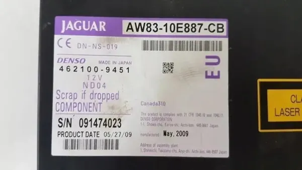 OEM 4621009451 Changer CD Jaguar XF X250 3.0L image 6