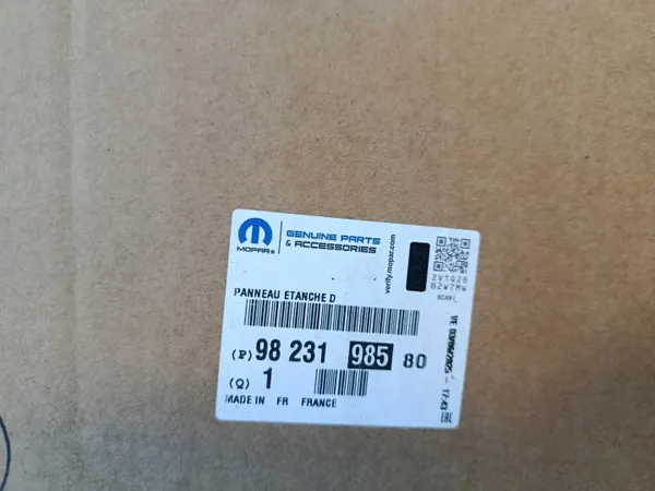 OEM 9823198580 Höger Framdörr Isolering Peugeot image 3