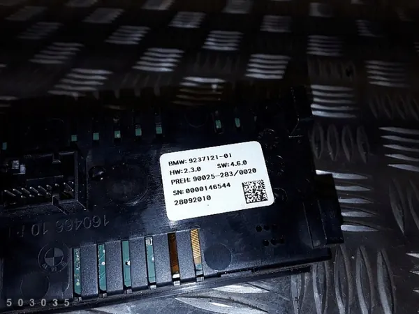 Module de climatisation BMW OEM 9237121 - Occasion image 3