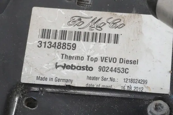 Webasto pysäköintilämmitys OEM 31348859 Volvolle image 6