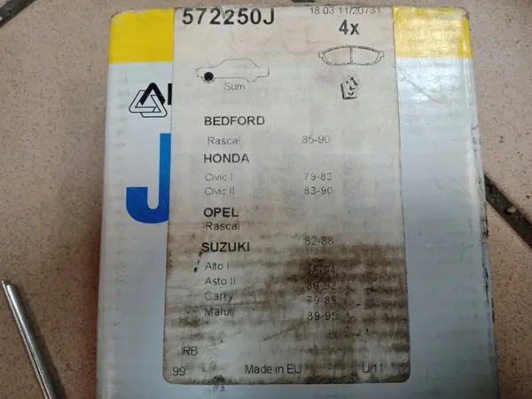 Jarrutolpat OEM KLOCKI HAMULCOWE JURID VALEO - 20 settiä image 6