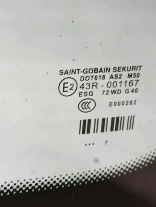 Begagnat VW bakruta vänster OEM 43R001167 image 8