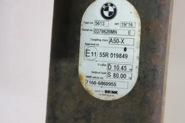 BMW Peräkärrykoukku OEM 6854684 6860955 X1 X2 F48 F39 image 6
