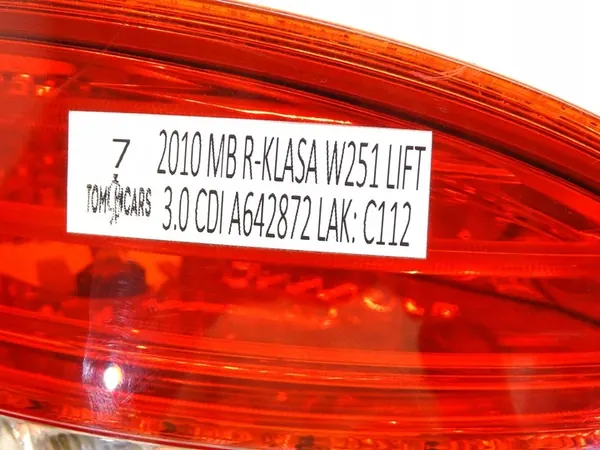 Linker achterlicht Mercedes W251 Lift A2518201964 image 6