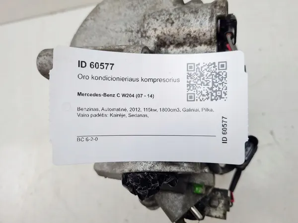 Compresor de aire acondicionado Mercedes-Benz OE 447260-5982 image 6