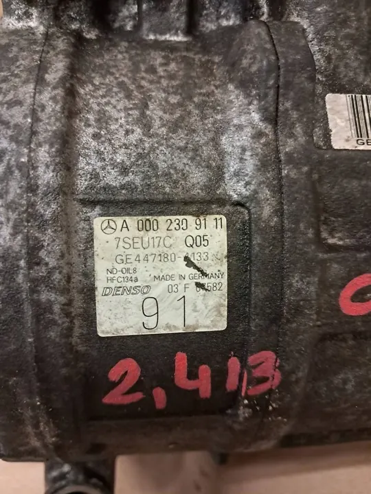 Compresor A/C Mercedes W209 A0002309111 image 9