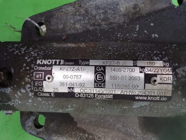 Auflaufbremse Anhänger OEM 380368/FROST - Gebraucht image 6