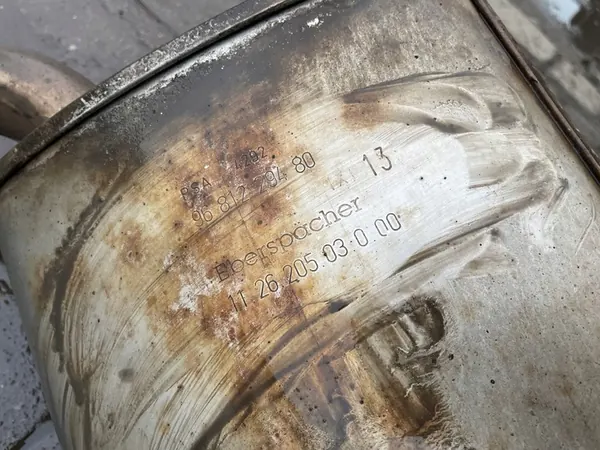 Exhaust Muffler Peugeot 508 I 2010-2014 Sedan image 6