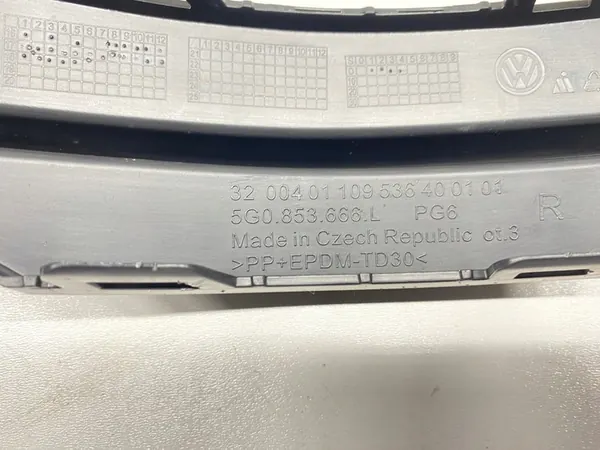 Griglia paraurti anteriore destra VW Golf 7 VII 2017- 5G0853666L image 3