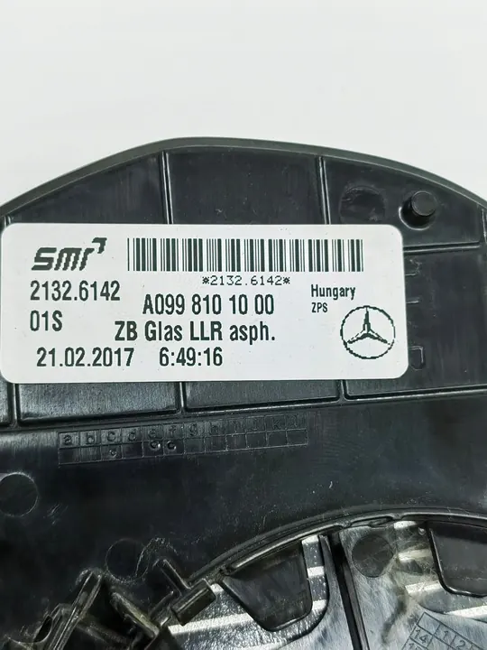 Vetro Specchio Destro Mercedes W213 A0998101000 image 2