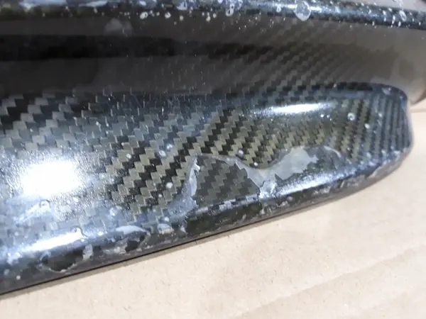 Lèvre de pare-chocs avant BMW E90 carbone OEM e90 carbon 1 kol image 5