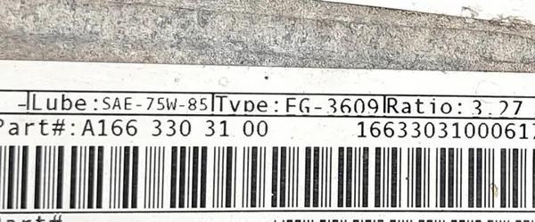 Voorste differentieel OEM A1663303100 voor Mercedes-Benz GLS image 5