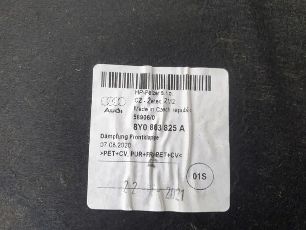 Isolation de capot OEM 8Y0863825A pour Audi A3 8Y 20-24 image 10