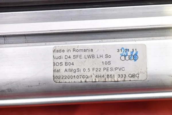 Linker Achterdeur Roller OEM 4H4861333 Audi A8 D4 image 4