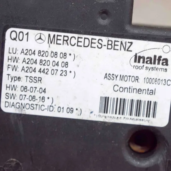 Motor de teto solar OEM A2044420723 Mercedes-Benz GLK image 6