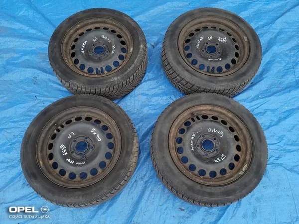 OPEL Astra H Zafira B Vinterdäck Fälgar 5x110 16" image 2