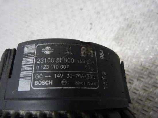 Vaihtovirtageneraattori Nissan Micra K11 1.0 B 0123110007 image 4