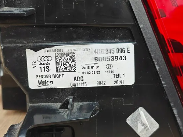 Audi A6 C7 Luz Trasera Derecha LED 4G5945096E image 6