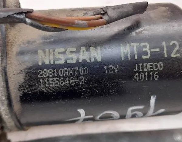 Scheibenwischermotor + Getriebe (Vorne) Nissan Micra III image 4