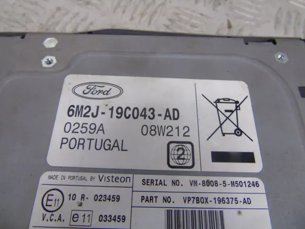 Lecteur CD/DVD Ford Mondeo MK4 OEM 6M2J-19C043-AD image 3