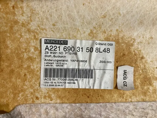 Techo Mercedes Clase S W221 OEM A2216903150 image 9