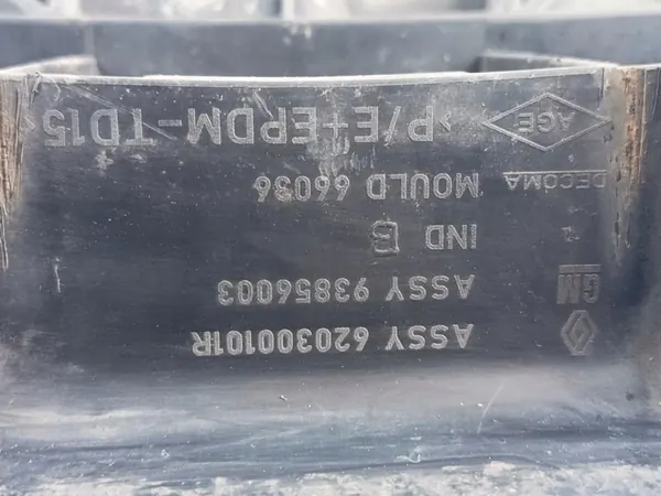 Suporte de para-choque dianteiro RENAULT TRAFIC II LIFT 620300101R image 3