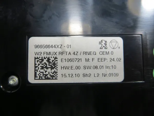 Panneau de Climatisation Peugeot 508 JBL 96656644 image 4