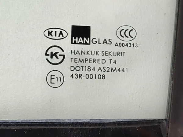 Driehoekruit achterdeur links OEM 43R00108 Kia Opirus image 5