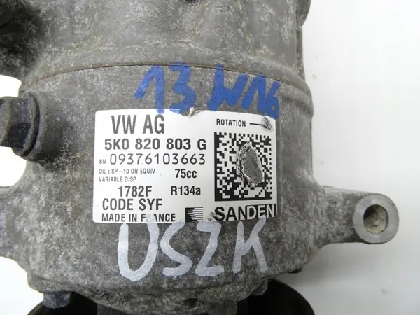 Compressor A/C OEM 5K0820803G para Audi Q3 2.0 TDI image 6
