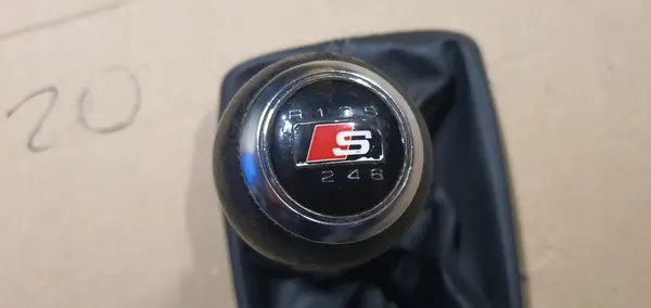 Växelspaksknopp Läder Audi A4 B8 A5 Q5 8K0863278A image 5