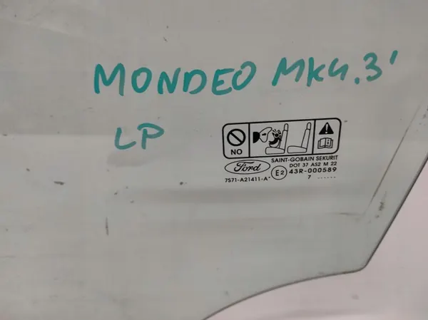 Vidro dianteiro esquerdo Ford Mondeo MK4 07- Kombi OEM image 3