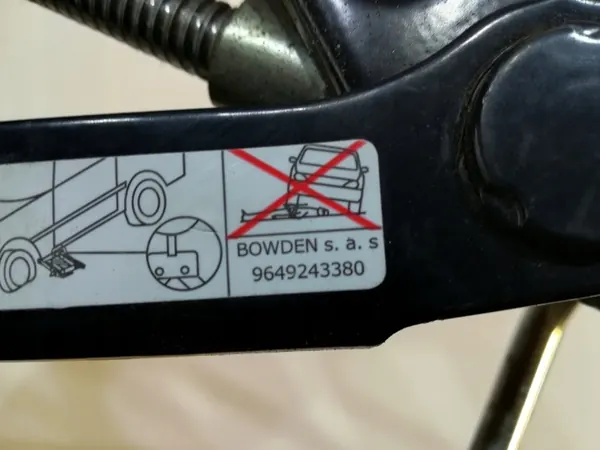 Hjuljack OEM 9649243380 för Peugeot Citroen image 4