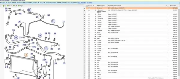 Saab 9-5 1998 Ilmastointikondensaattori image 5