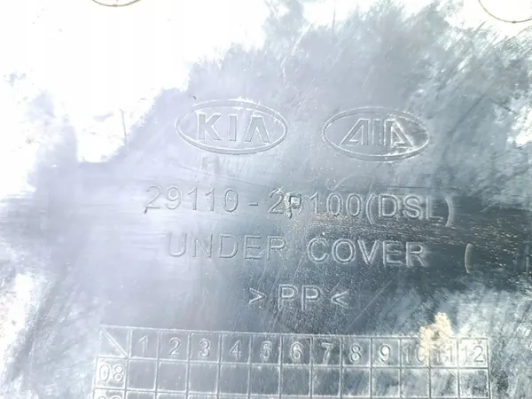 Kia Sorento Motorunderlag 2011 SUV 4/5dr OEM 29110-2P100 image 7
