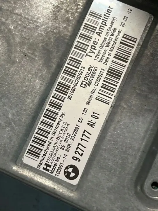 OEM 9277177 Versterker voor BMW 5 F10 F11 image 3