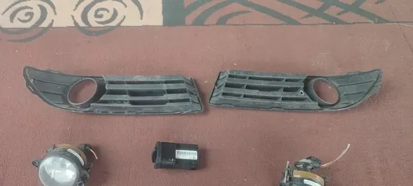 Grelhas de para-choque dianteiro VW POLO 9N FL + Faróis de neblina + Interruptor image 5