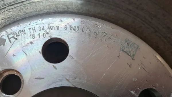 Conjunto de Disco de Freio Dianteiro G20, G06, G07 OE 34106880077 image 3