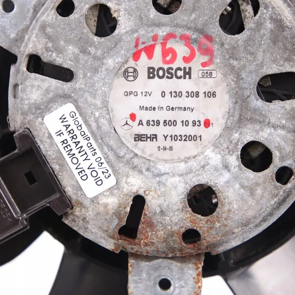 Mercedes Ventilatorafdekking 639 A6395001093 image 2