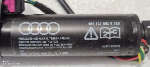 Amortiguador Derecho de Maletero OEM 4G8827852 para Audi A7 Sportback image 3