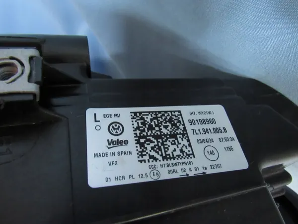 Farol esquerdo VW T6 Lift T6.1 Transporter Multivan H7 EU image 7