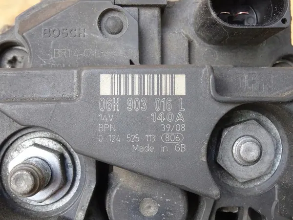 AUDI A4 B8 08-14 A5 8T 07-16 Vaihtovirtageneraattori 140A 06H903016L image 9
