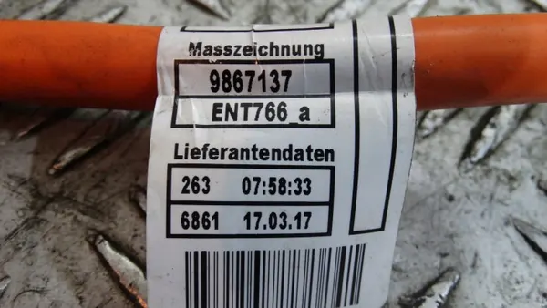 BMW F15 X5 40e Hybride Kabel OEM 9867137 image 3