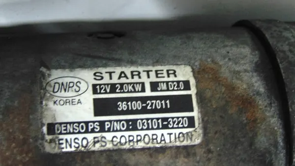 Motor de arranque Kia 2.0 Diesel OE 36100-27011 image 3