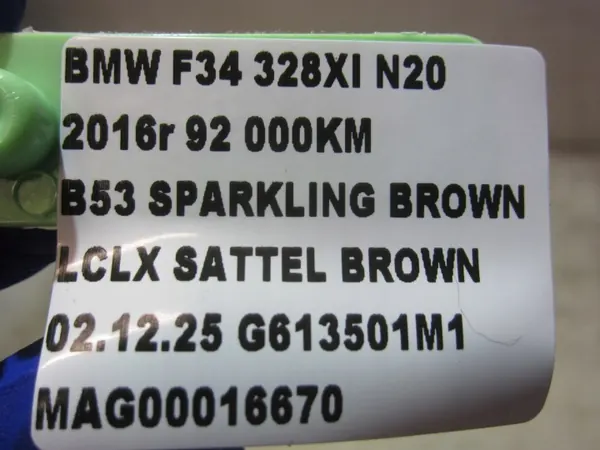 Actuador de maletero derecho BMW 3 F34 GT OEM 51247298984 image 8