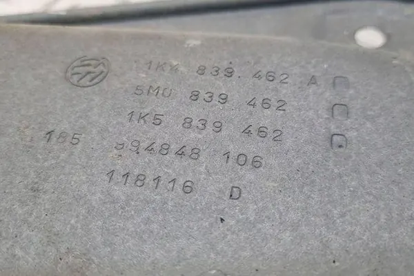 Elevador de vidro traseiro direito VW JETTA III 1K5839462 image 4