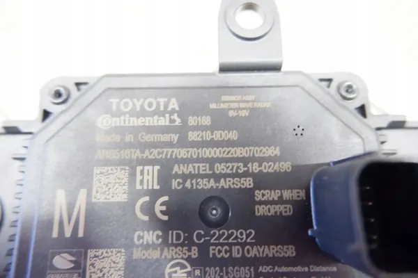 Sensor de cinturón Toyota OE 88210-0D040 - Usado image 7