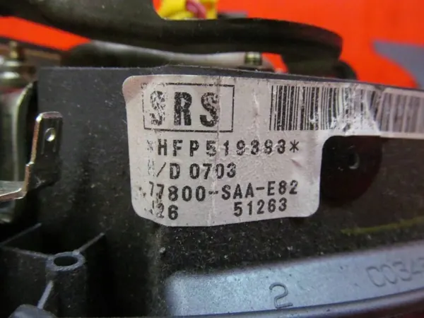 Kit airbag OEM 77800saae82 pour Honda Jazz 2 GD image 6